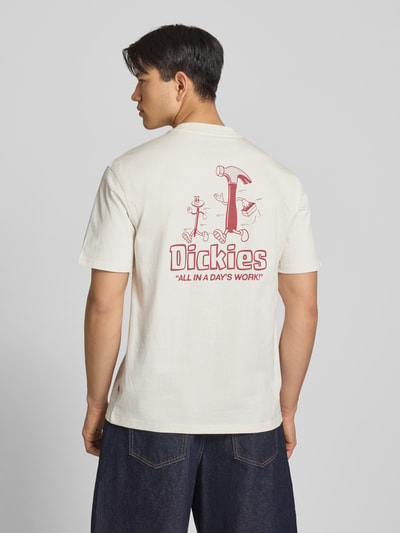 Dickies T-Shirt mit Label-Print Modell 'FAIRLAWN' Offwhite 5