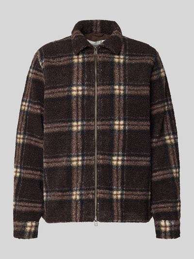 Forét Overhemdjack met ritssluiting Middenbruin - 2