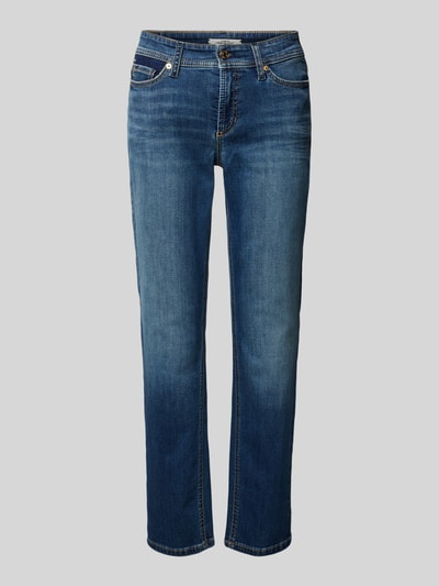 Cambio Verkürzte Straight Fit Jeans aus Baumwoll-Mix Modell 'PIPER' Blau 2