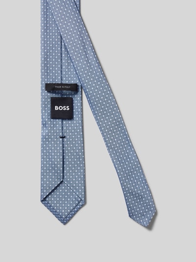 BOSS Krawatte im Allover-Look (6 cm) Bleu 2