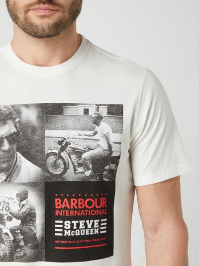 Barbour International™ Barbour International x Steve McQueen™ T-shirt met print Wit - 3