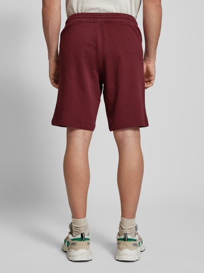 adidas Originals Sweatshorts mit elastischem Bund Dunkelrot 5