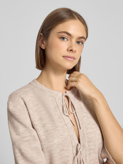 Only Loose Fit Strickjacke mit Schleifen-Detail Modell 'SIMONI' Offwhite 3