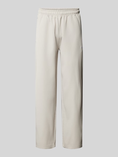 Pegador Sweatpants met labelstitching, model 'TROY' Lichtgrijs - 2