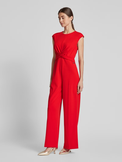 Calvin Klein Womenswear Jumpsuit mit Kappärmeln Rot 1