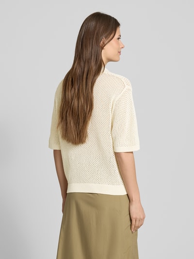 ECOALF Gebreide pullover met 1/2-mouwen, model 'ARGANALF' Beige - 5