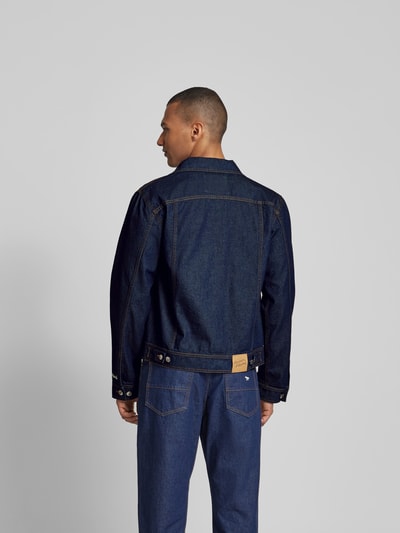 MAISON KITSUNE Jeansjacke mit Brusttasche Jeansblau 5