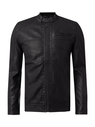 Only & Sons Jacke in Lederoptik Black 1