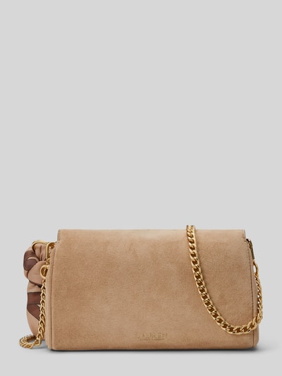 Lauren Ralph Lauren Umhängetasche aus echtem Schafsleder Camel 4