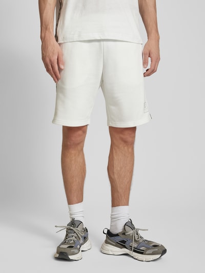 CHAMPION Tapered fit sweatshorts met labelprint Offwhite - 4