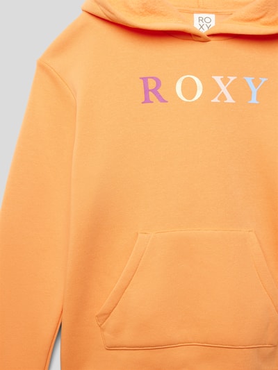 Roxy Hoodie mit Logo-Print Modell 'WILDEST DREAMS' Orange 2