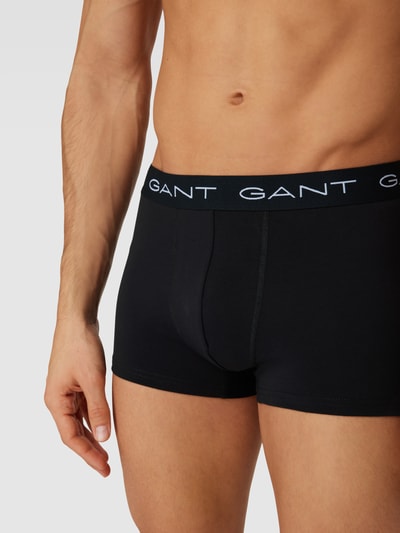 Gant Boxershort met logostitching in een set van 3 stuks Zwart - 3