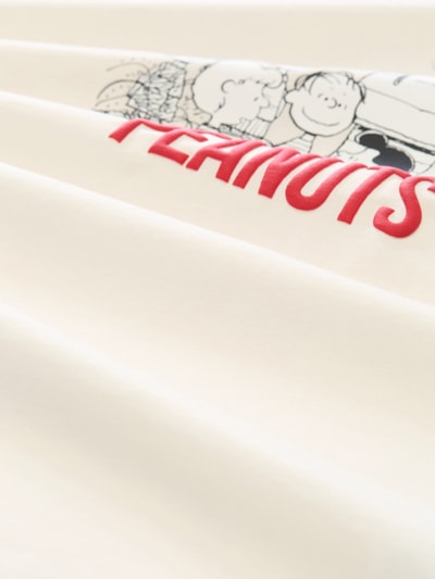 Tom Tailor Regular Fit T-Shirt aus reiner Baumwolle mit Peanuts®-Print Weiss 6