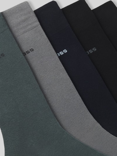 BOSS Sokken in een set van 5 paar voor katoenmix Blauw - 3