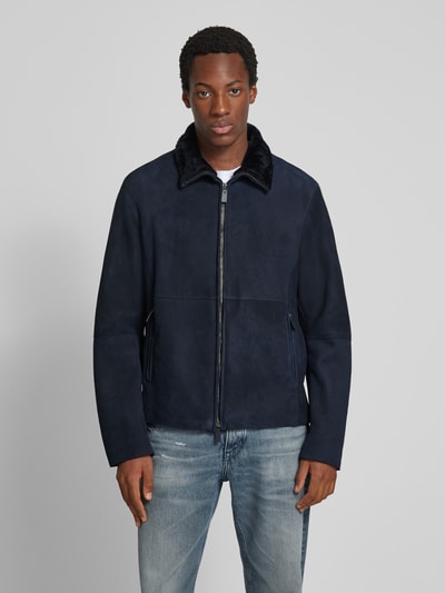 Emporio Armani Jacke mit Stehkragen Marine 4