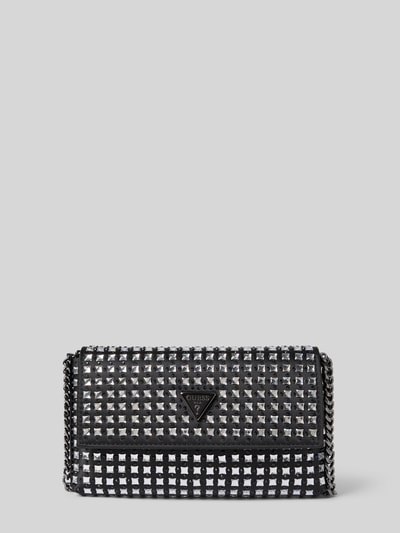 Guess Schoudertas met siersteentjes, model 'ZALINA' Zwart - 2