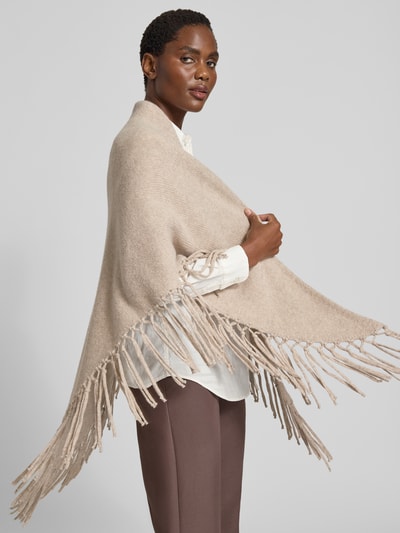 Weekend Max Mara Wollschal aus reiner Schurwolle Modell 'TORNADO' Beige Melange 3