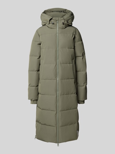 IQ Studio Gewatteerde jas met capuchon Rietgroen - 2