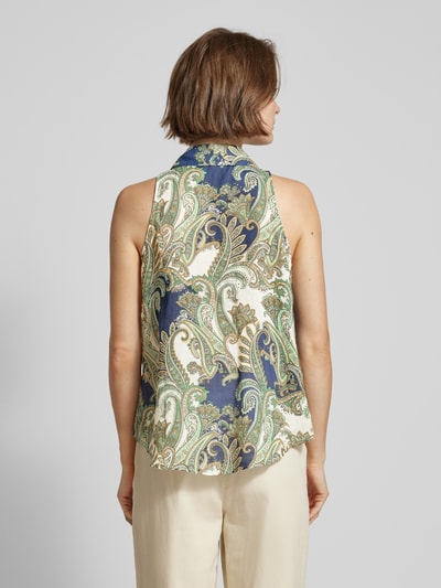 Mango Hemdbluse mit Paisley-Muster Offwhite 5