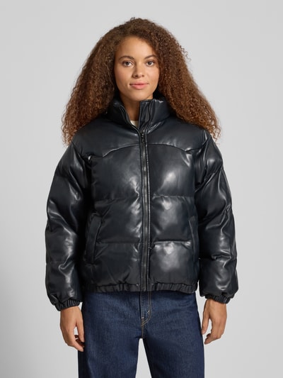 Levi's® Gewatteerd jack met opstaande kraag, model 'NOE WESTERN PUFFER' Zwart - 4
