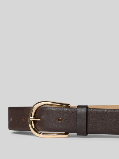 Weinmann Gürtel aus Rindsleder mit Dornschließe Modell 'Adra' Dunkelbraun 2