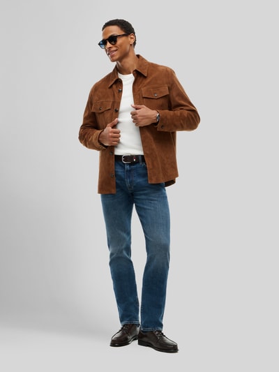 Tommy Hilfiger Jeansy o kroju straight fit z mieszanki bawełny model 'DENTON SLIM STRAIGHT JONE' Niebieski 1