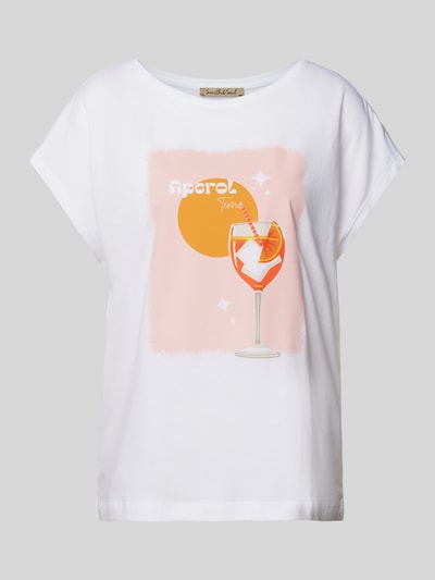 Smith and Soul T-Shirt mit Motiv-Print Weiss 2