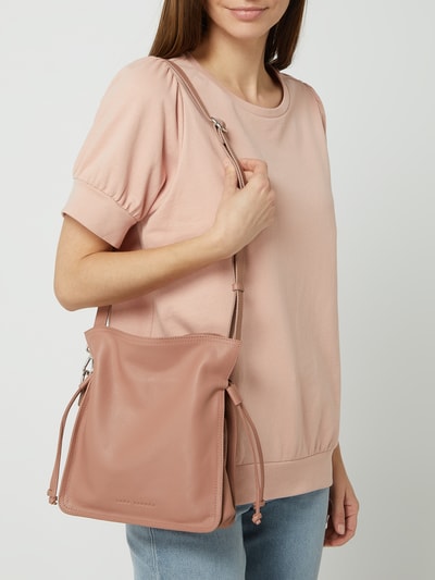 Lara Lauren Crossbody Bag aus Leder Modell 'Banu' Rose 1