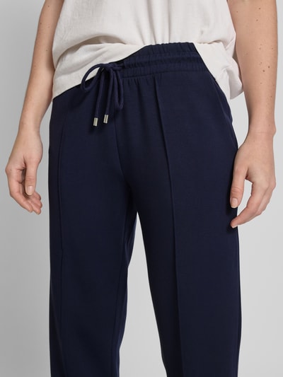 Christian Berg Woman Sweatpants mit Bundfalten Dunkelblau 3