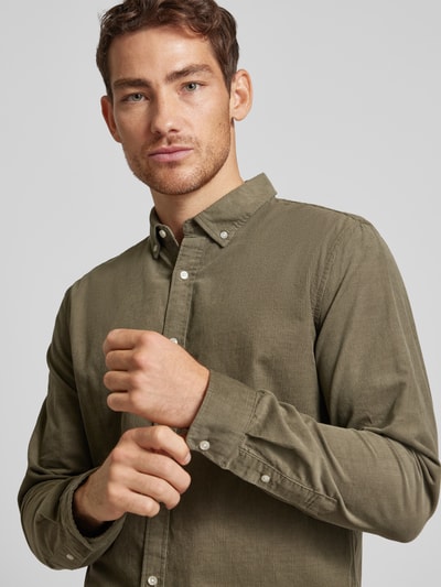 MCNEAL Freizeithemd mit Button-Down-Kragen Khaki 3