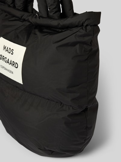 MADS NØRGAARD Shopper mit Label-Patch und Label-Detail Black 3