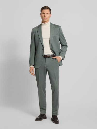 Christian Berg Men Regular fit 2-knoops colbert met reverskraag Lichtgroen - 1