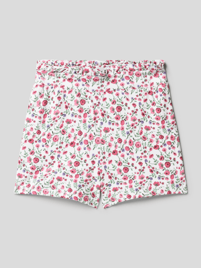 NAME IT Shorts mit Allover-Muster  Modell 'DOTTA' Weiss 1