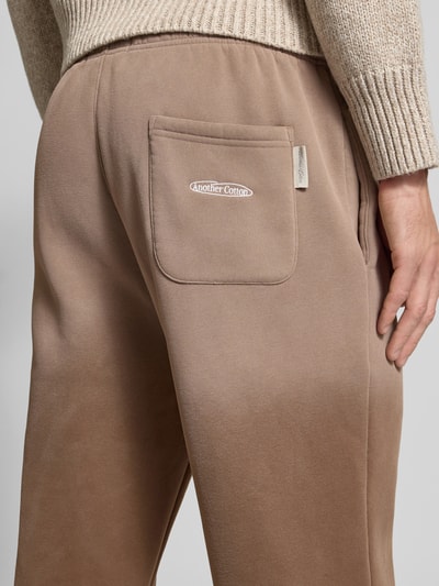 ANOTHER COTTON LAB Straight Leg Sweatpants mit Tunnelzug Modell 'Everyday' Beige 3