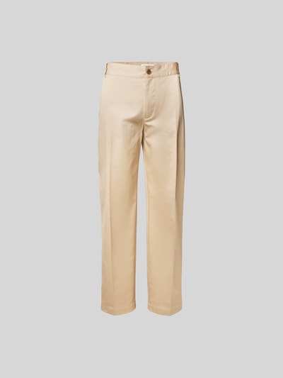 MAISON KITSUNE Stoffhose aus reiner Baumwolle Sand 2