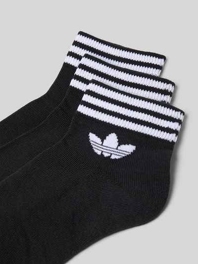 adidas Originals Skarpety z mieszanki bawełny z wyhaftowanym logo w zestawie 3 szt. Czarny 2