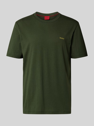 HUGO T-Shirt mit Rundhalsausschnitt Modell 'Dero' Dunkelgruen 2