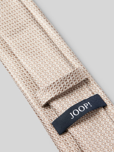 JOOP! Collection Krawatte mit Label-Detail Beige 3