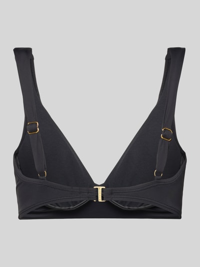 Lauren Ralph Lauren Góra od bikini z falbanami Czarny 3