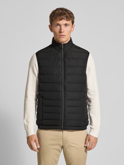Christian Berg Men Steppweste mit Eingrifftaschen Black 4