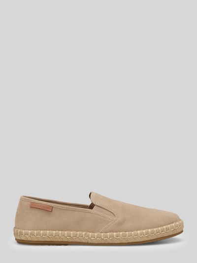 Marc O'Polo Espadrilles aus echtem Leder mit Logo-Patch Sand 2