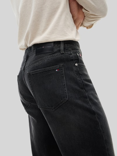 Tommy Hilfiger Straight Fit Jeans aus reiner Baumwolle Modell 'DOVER' Dunkelgrau 3