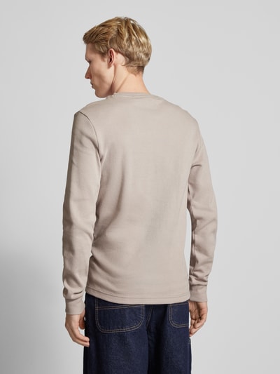 Calvin Klein Jeans Longsleeve mit Label-Stitching Sand 5