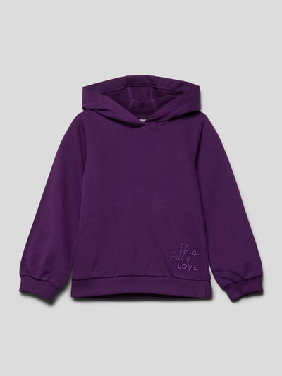 s.Oliver RED LABEL Hoodie mit Statement-Stitching Lila 1