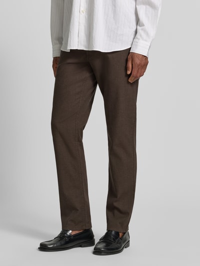 Christian Berg Men Jeansy o kroju slim fit w 5 kieszeni Szarobrązowy 4