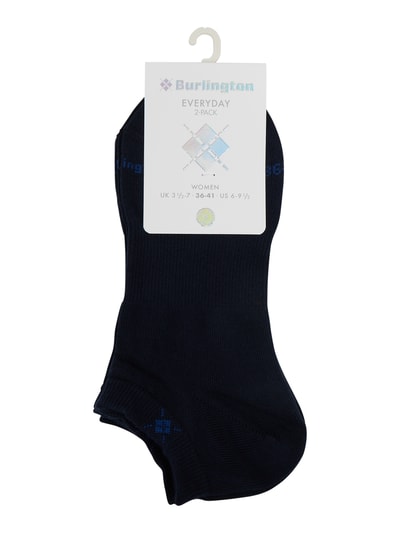 Burlington Sneakersocken im 2er-Pack Modell 'Everyday'  Marineblau 2