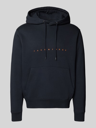 Jack & Jones Hoodie mit Label-Print Marine 2