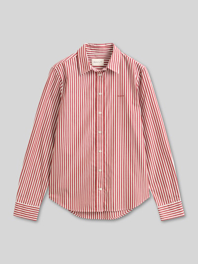 GANT Regular Fit Hemdbluse mit Logo-Stitching Rostrot 2