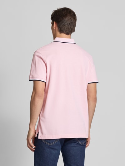 Tom Tailor Regular Fit Poloshirt aus Baumwoll-Mix Hellrosa 5
