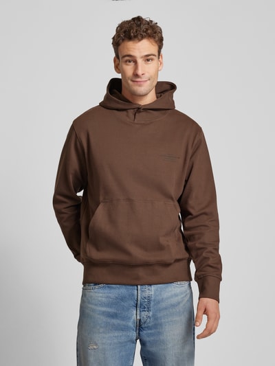 Jack & Jones Premium Hoodie met labelprint, model 'BLACHAD' Antraciet - 4